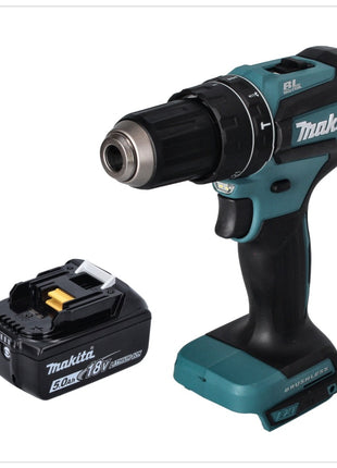 Taladro percutor inalámbrico Makita DHP 485 T1 18 V 50 Nm sin escobillas + 1x batería 5,0 Ah - sin cargador