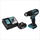 Taladro percutor inalámbrico Makita DHP 485 RT1 18 V 50 Nm sin escobillas + 1x batería 5,0 Ah + cargador