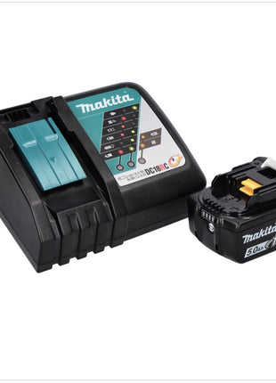 Taladro percutor inalámbrico Makita DHP 485 RT1 18 V 50 Nm sin escobillas + 1x batería 5,0 Ah + cargador