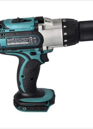 Makita DHP 451 RF1 Perceuse-visseuse à percussion sans fil 80 Nm 18V  + 1x Batterie 3,0 Ah + Chargeur