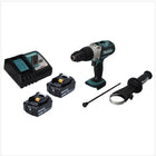 Taladro percutor inalámbrico Makita DHP 451 RF 18 V 80 Nm + 2x baterías 3,0 Ah + cargador