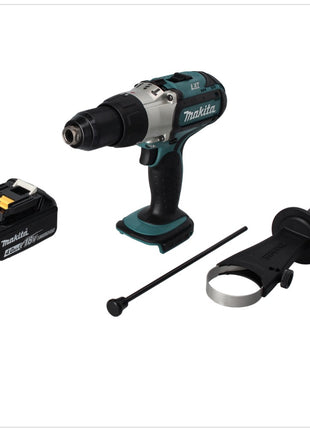 Taladro percutor inalámbrico Makita DHP 451 M1 18 V 80 Nm + 1x batería 4,0 Ah - sin cargador