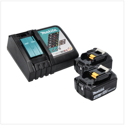 Taladro percutor inalámbrico Makita DHP 451 RM 18 V 80 Nm + 2 baterías 4,0 Ah + cargador