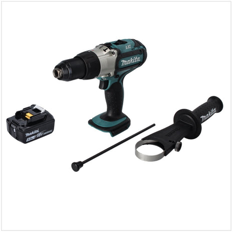 Makita DHP451T1 Hammer Drill Driver 80Nm 18V + 1x battery 5.0 Ah - without charger