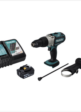 Taladro percutor inalámbrico Makita DHP 451 RT1 18 V 80 Nm + 1x batería 5,0 Ah + cargador