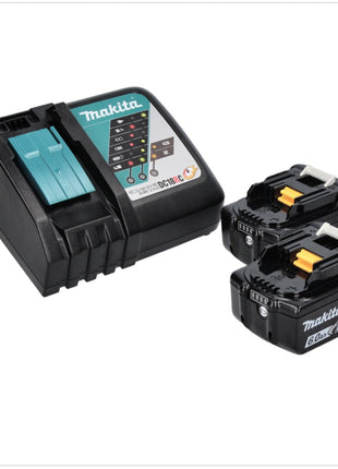 Taladro percutor inalámbrico Makita DHP 451 RG 18 V 80 Nm + 2 baterías 6,0 Ah + cargador