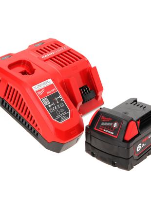 Milwaukee M18 NRG-601 Set de démarrage : 1x Batterie 6,0 Ah / 6000 mAh 18V  + Chargeur (4932451079) (932451244)