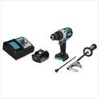 Makita DHP 481 RF1 Akku Schlagbohrschrauber 18 V 115 Nm Brushless + 1x Akku 3,0 Ah + Ladegerät - Toolbrothers