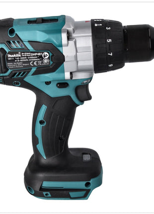 Makita DHP 481 T1 Akku Schlagbohrschrauber 18 V 115 Nm Brushless + 1x Akku 5,0 Ah - ohne Ladegerät - Toolbrothers