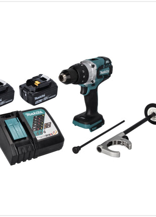 Makita DHP 481 RT Akku Schlagbohrschrauber 18 V 115 Nm Brushless + 2x Akku 5,0 Ah + Ladegerät - Toolbrothers