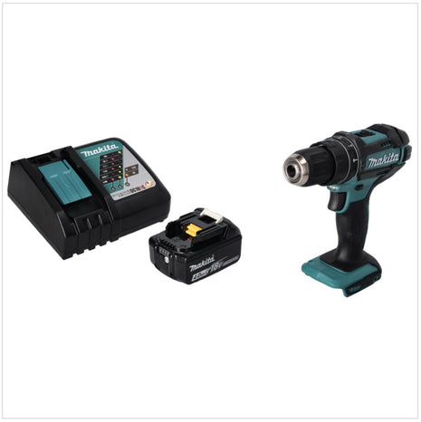 Makita DHP 482 RM1 Akku Schlagbohrschrauber 18 V 62 Nm + 1x Akku 4,0 Ah + Ladegerät - Toolbrothers