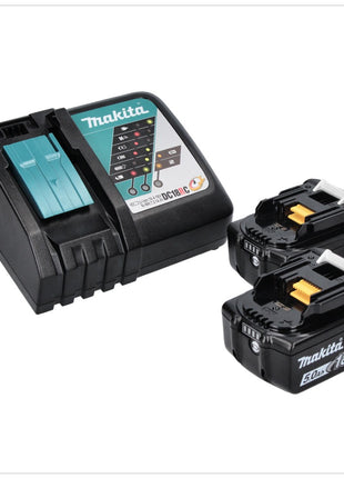 Makita DHP 482 RT Akku Schlagbohrschrauber 18 V 62 Nm + 2x Akku 5,0 Ah + Ladegerät - Toolbrothers