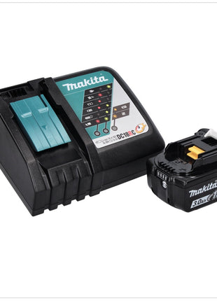 Makita DHP 484 RF1 Perceuse-visseuse à percussion sans fil 18 V 54 Nm brushless + 1x Batterie 3,0 Ah + Chargeur