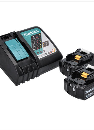 Makita DHP 484 RF Perceuse-visseuse à percussion sans fil 18 V 54 Nm brushless + 2x Batteries 3,0 Ah + Chargeur