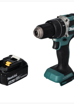 Taladro percutor inalámbrico Makita DHP 484 M1 18 V 54 Nm sin escobillas + 1x batería 4,0 Ah - sin cargador