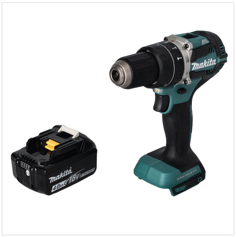 Makita DHP 484 M1 cordless impact drill 18 V 54 Nm brushless + 1x rechargeable battery 4.0 Ah - without charger