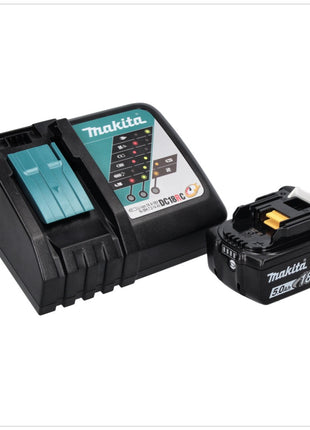 Taladro percutor inalámbrico Makita DHP 484 RT1 18 V 54 Nm sin escobillas + 1x batería 5,0 Ah + cargador