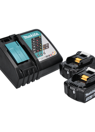 Makita DHP 483 RF Perceuse-visseuse à percussion sans fil 18 V 40 Nm Brushless + 2x Batteries 3,0 Ah + Chargeur