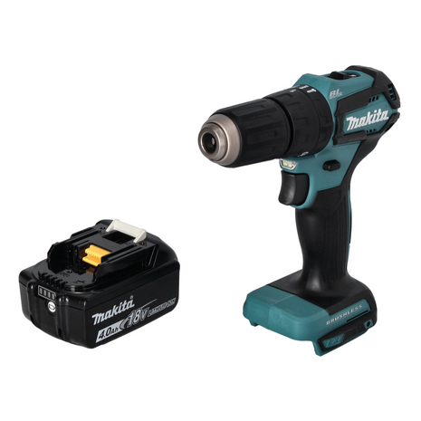 Makita DHP 483 M1 cordless impact drill 18 V 40 Nm brushless + 1x rechargeable battery 4.0 Ah - without charger