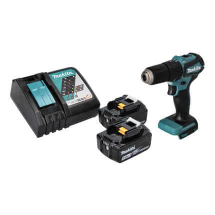 Makita DHP 483 RT cordless impact drill 18 V 40 Nm brushless + 2x battery 5,0 Ah + charger