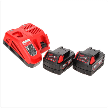 Milwaukee  M18 BLID2-602FC TX Impact Driver 180 Nm 1/4" 18V Brushless + 2x Batteries 6.0 Ah + Charger + Foldeing Ruler + TX Case