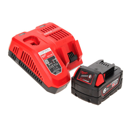 Taladro percutor inalámbrico Milwaukee M18 FPD2-601FC TX 18 V 135 Nm sin escobillas + 1x batería 6,0 Ah + cargador + maletín TX