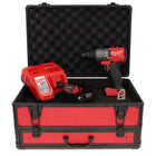 Taladro percutor inalámbrico Milwaukee M18 FPD2-601FC TX 18 V 135 Nm sin escobillas + 1x batería 6,0 Ah + cargador + maletín TX