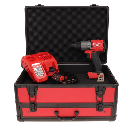 Milwaukee M18 FPD2-201FC TX Percussion Drill 135 Nm 18V Brushless + 1x Battery 2.0 Ah + Charger + TX Case
