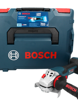 Amoladora angular a batería Bosch Professional GWS 18V-15 C 18 V 125 mm (06019H6000) BITURBO Brushless + L-Boxx - sin batería, sin cargador