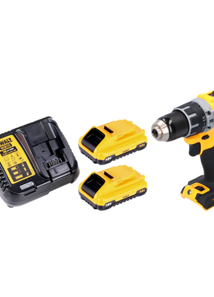 DeWalt DCD 791 L2 Akku Bohrschrauber 18 V 70 Nm Brushless + 2x Akku 3,0 Ah + Ladegerät