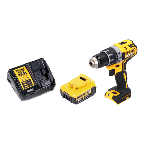 DeWalt DCD 791 M1 Perceuse-visseuse sans fil 18 V 70 Nm Brushless + 1x batterie 4,0 Ah + chargeur