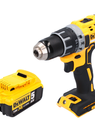 Taladro atornillador inalámbrico DeWalt DCD 791 N 18 V 70 Nm sin escobillas + 1x batería 5,0 Ah - sin cargador