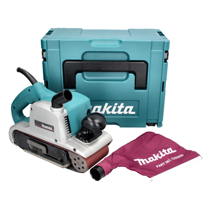 Lijadora de banda Makita 9403 J 1200 W 100 x 610 mm + Makpac
