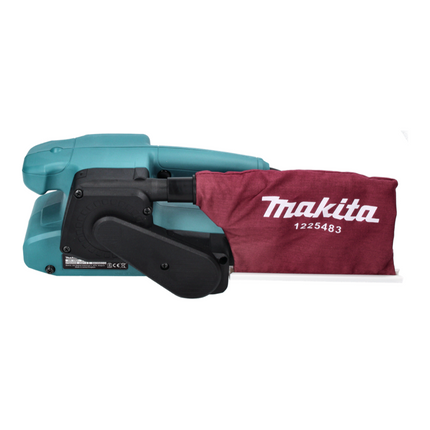 Makita 9910 J Levigatrice a nastro elettrica 650 W / 76 mm + Valigetta Makpac