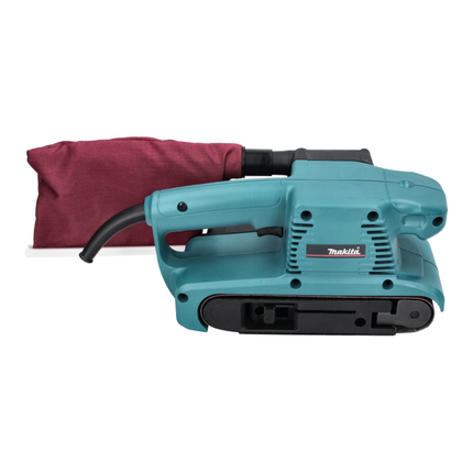 Makita 9910 J Levigatrice a nastro elettrica 650 W / 76 mm + Valigetta Makpac