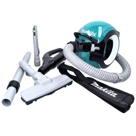 Aspirador inalámbrico Makita DCL 501 Z 18 V Brushless Solo + accesorios - sin batería, sin cargador