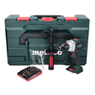 Metabo taladro atornillador a batería BS 18 LTX BL I 18 V 120 Nm + juego de puntas 32 piezas + metaBOX - sin batería, sin cargador