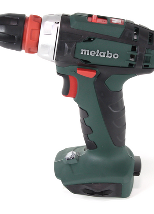 Taladro atornillador a batería Metabo BS 18 Quick 18 V 48 Nm + 2 baterías 2,0 Ah + cargador + juego de puntas 32 piezas + maletín