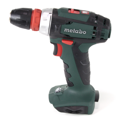 Taladro atornillador a batería Metabo BS 18 Quick 18 V 48 Nm + 2 baterías 2,0 Ah + cargador + juego de puntas 32 piezas + maletín