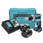 Makita DFS 452 RFJ Akku Schnellbauschrauber 18 V Brushless + 2x Akku 3,0 Ah + Ladegerät + Makpac - Toolbrothers