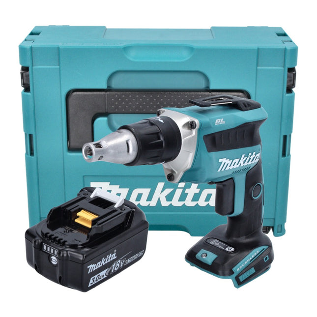 Makita DFS 452 F1J Akku Schnellbauschrauber 18 V Brushless + 1x Akku 3,0 Ah + Makpac - ohne Ladegerät - Toolbrothers