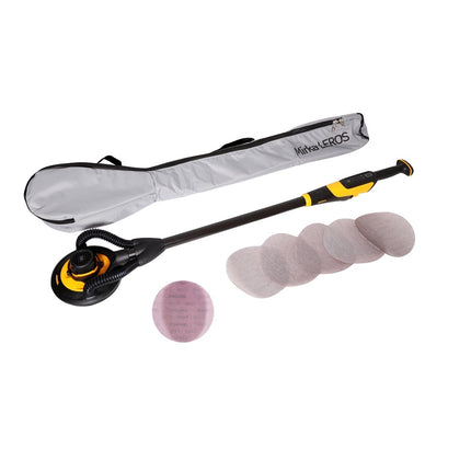Mirka LEROS 950 CV Electric Wall and Ceiling Sander 5.0mm 225mm 350W + Bag + 30x Sanding Discs