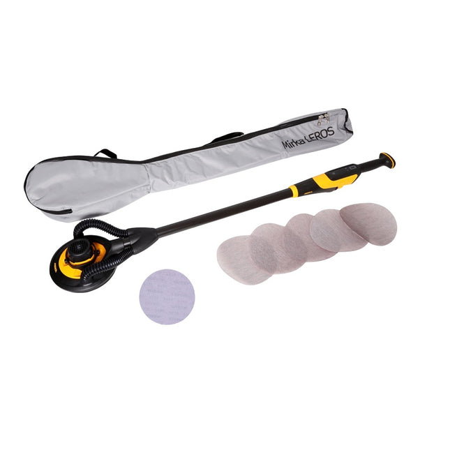 Mirka LEROS 950 CV Electric Wall and Ceiling Sander 5.0mm 225mm 350W + Bag + 30x Sanding Discs