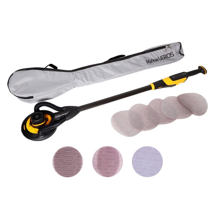 Mirka LEROS 950 CV Wall and Ceiling Sander 350W 5.0mm 225mm + Bag + 80x Sanding Discs