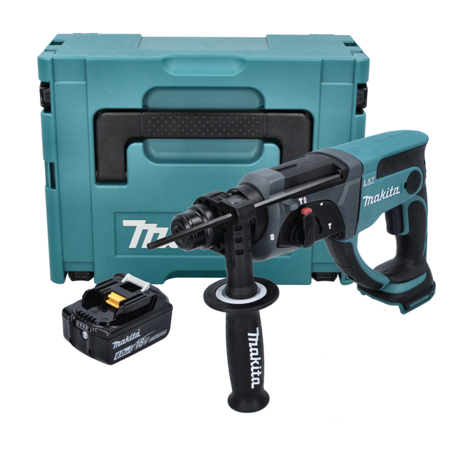 Taladro atornillador a batería Makita DHR 202 G1J 18 V 2.0 J SDS Plus + 1x batería 6.0 Ah + Makpac - sin cargador