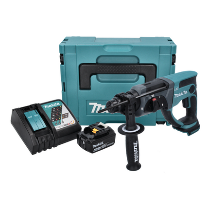 Makita DHR 202 RG1J Cordless combi hammer 18 V 2.0 J SDS Plus + 1x rechargeable battery 6.0 Ah + charger + Makpac