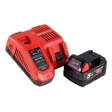 Milwaukee M18 BLPD2-501 FC Perceuse-visseuse à percussion sans fil 82 Nm 18V Brushless + 1x Batterie 5,0 Ah + Chargeur