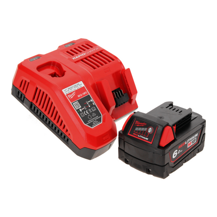 Taladro percutor inalámbrico Milwaukee M18 BLPD2-601 FC 18 V 82 Nm sin escobillas + 1x batería 6,0 Ah + cargador