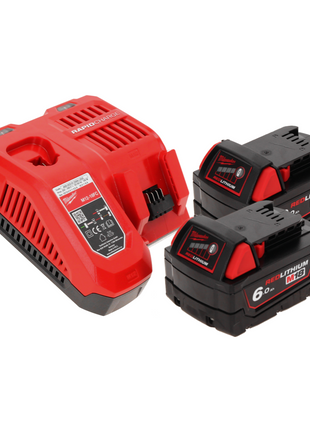 Taladro percutor inalámbrico Milwaukee M18 BLPD2-602 FC 18 V 82 Nm sin escobillas + 2x baterías 6,0 Ah + cargador