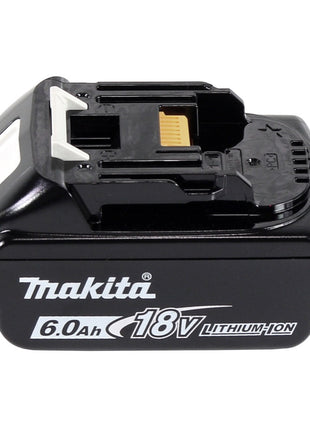 Makita DGA 452 G1J Meuleuse d'angle sans fil 18 V 115 mm + 1x Batterie 6,0 Ah + Makpac - sans chargeur